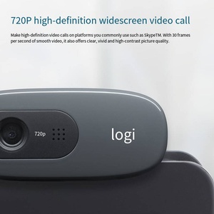Webcam vidéo <span class=keywords><strong>Logitech</strong></span> <span class=keywords><strong>C270</strong></span> <span class=keywords><strong>HD</strong></span> 720P avec microphone intégré Mini interface USB2.0 pour ordinateur portable de bureau - Product Image 4
