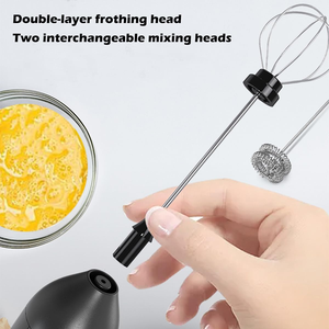 Fouet à double couche rechargeable de type C, mousseur à lait, batteur à œufs portatif, mousseur à lait électrique - Product Image 5