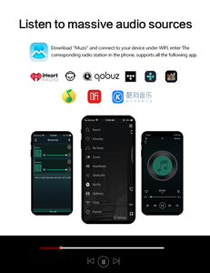 用于DIY扬声器放大器放大器的WiFi音频接收器流板Airplay音频放大模块放大器板 - Product Image 6