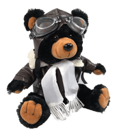 Combinaison de vol pour aviateur, petit ours en faux cuir, souple et confortable, cintrée