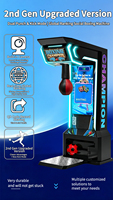 Machine de boxe commerciale pour centre d'arcade, testeur de force de boxe à monnayeur, jeu sportif