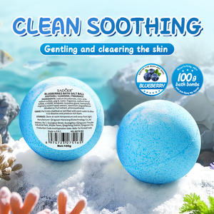 ผงเกลือทะเลกลิ่นบลูเบอร์รี่ SADOER สีฟ้าขาว (แบบลูกบอลจมน้ำ) บรรจุภัณฑ์เปลือย ไม่มีโลโก้ ผลิตในจีน รุ่นทำความสะอาด - Product Image 3