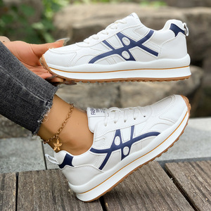 Chaussures de marche, nouvelles baskets de sport <span class=keywords><strong>pour</strong></span> femmes, chaussures de sport à lacets, respirantes, à semelle souple <span class=keywords><strong>pour</strong></span> femmes - Product Image 3