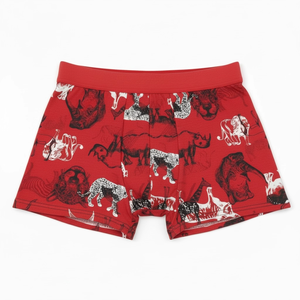 Pantaloncini e Intimo Sportivo da Uomo in Poliestere Stampato - <span class=keywords><strong>Boxer</strong></span> Traspiranti e Comodi Pantaloncini in Rete - Product Image 6