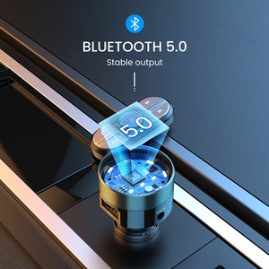 Kép USB sạc xe MP3 máy nghe nhạc Màn hình hiển thị xe Bluetooth 5.0 FM Transmitter Thuốc lá nhẹ hơn với điều khiển từ xa - Product Image 2