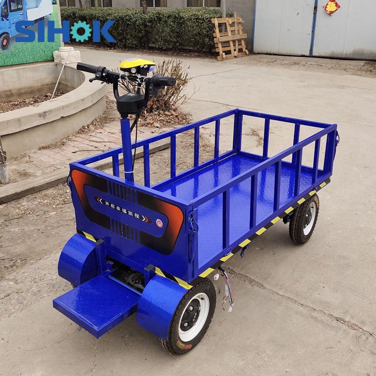 Warehouse Logistic Cargo Moving Hand Carts Trolleys 4 Wheel Platform ...