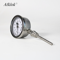 Thermomètre bimétallique universel de type axial/radial, garantie 1 an, OEM/ODM, instruments de mesure de la température, thermomètre