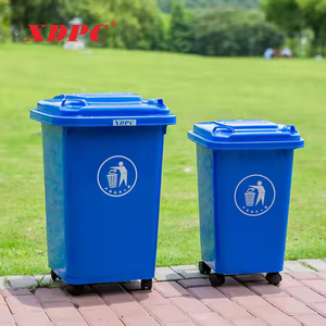 Mobiele Vuilnisbak 50 Ltrs Buiten Vuilnisbak Plastic Vuilnisbakken Met Deksel En Wiel - Product Image 1
