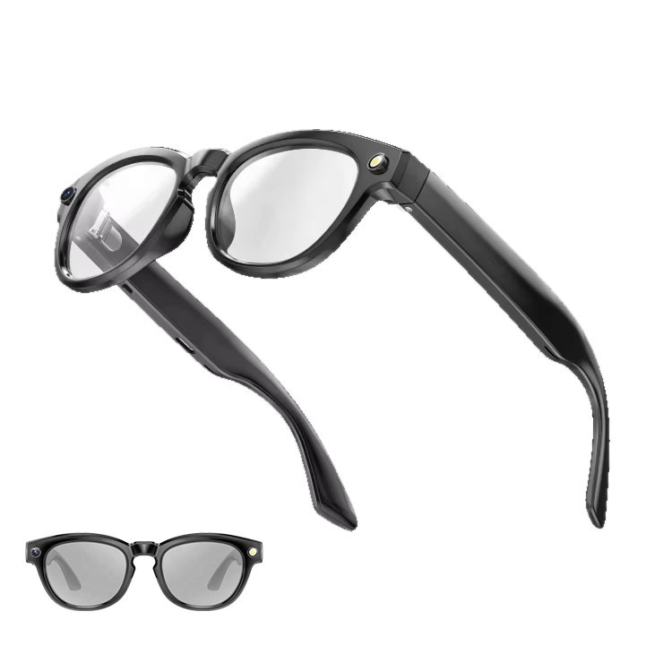 Smart Video Recording AI Camera Connected Eyeglasses hd Sun Glasses Sunglasses Smart Glasses Camera Video Recorder HG001 · image 1