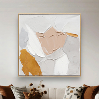 Hubei Sea Culture Art mural abstrait simple de luxe nordique, couleurs Morandi, impression sur toile, affiche moderne, tableaux décoratifs muraux