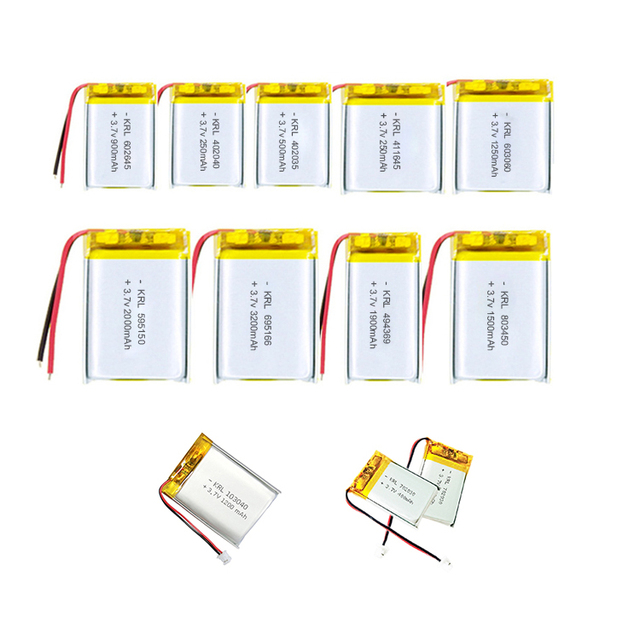 Grade a 501231 120mAh 3.7V-4.2V Smartwatch Lithium Polymer Battery with 500 Cycles