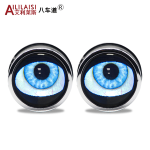 Aililaisi, faros delanteros bi-LED de 3 pulgadas para coches, proyector de ojos del diablo, función de giro de Ángel parpadeante para BMW Benz Truck, 2 años - Product Image 5