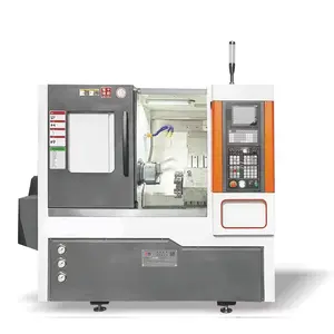 Macchina di tornitura CNC orizzontale automatica di precisione del letto piatto di taglio dei metalli per la vendita automatizza la macchina del tornio di CNC