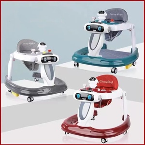 Baby Folding Walker Anti-rollover Baby Walker 6-18 Months No Type 0 Leg Learning Walking with Music Walker Baby Walking - Product Image 5