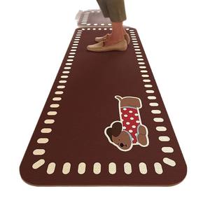 Tapete para puerta de cocina con tema de perro Dachshund, tierra de diatomeas, absorbente de agua, de secado rápido, antideslizante, resistente a la suciedad, para el hogar - Product Image 1