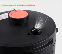 6 Qt 1000W électrique Ménage Électrique Programmable Autocuiseur En Alliage D'aluminium intérieure pot multi cuisinière