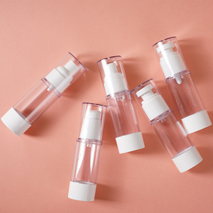 Emballage cosmétique sous vide de bouteille de pompe d'émulsion de haute qualité 15ml 30ml 50ml conteneur de bouteille de lotion de pompe sans air en plastique - Product Image 6