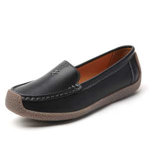 Mocassins Décontractés Plats pour <span class=keywords><strong>Femme</strong></span> 2025 à Surface Souple, Chaussures Confortables à Enfiler de Grande <span class=keywords><strong>Taille</strong></span> pour Maman, Collection Automne - Product Image 6