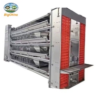 Solution complète de conception et d'installation de cages à poules pondeuses de type H pour usage commercial