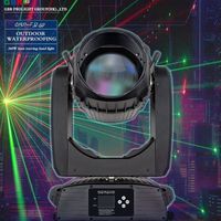 Nouvelle Lampe à Tête Mobile Extérieure Étanche IP65 GBR-FJ260 260W 2024, Laser RGB à Faisceau Étroit, Contrôle DMX512, Angle de Faisceau de 1,0 Degré