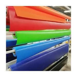 Awet 190T PVC nilon/Taffeta kain terpal jas hujan tahan air celemek rendam memancing setelan dilapisi pernikahan tekstil rumah