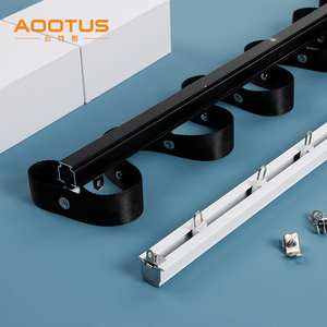 Thanh ray rèm âm trần dễ sử dụng, không cần khung, gắn trần, chất liệu nhôm, bán trực tiếp từ nhà máy - Product Image 6