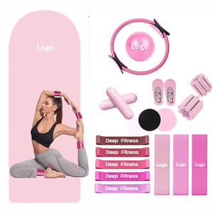 Set/Kit di Pesi per Caviglie in Silicone con Logo Personalizzabile, Manubri, Anello di Potenza, Tappetino Yoga, Palla <span class=keywords><strong>Pilates</strong></span> - Product Image 2
