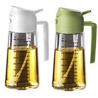 TrendPlain Pulvérisateur de graisse saine pour la cuisson en verre professionnel