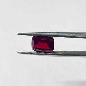 Rubis de culture en laboratoire, forme coussin, facetté, rouge, pierres précieuses en vrac pour la fabrication de bijoux, procédé de fusion à la flamme, rubis corindon - Product Image 4