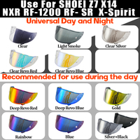 Visière photochromique X14 pour moto, compatible Z7, X14, NXR, RF-1200, RF-SR, X-Spirit/3, CWR-1, CWR-F, X-Fourteen, RYD – Lentille de remplacement