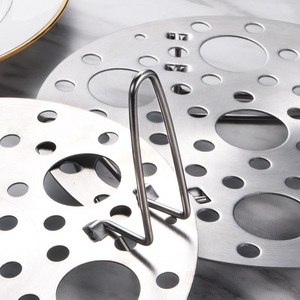 ステンレススチール製卵蒸し器スタンドラック金属トリベットホルダーOEM ODMカスタマイズロゴ304 - Product Image 5