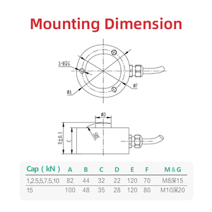 Ngay Chất lượng cao và giá cả tốt nhất t110c 1-15t Trung Quốc xe tải <span class=keywords><strong>Load</strong></span> cell tùy chỉnh tải di động cảm biến - Product Image 2
