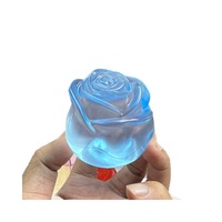 Vente en gros de jouets en TPR moulable faits à la main, design rose, 6 cm, jouet créatif à presser pour soulager le stress, jouet anti-stress pour cadeau