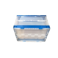 Bacs de rangement pliables en plastique perforé de qualité alimentaire, recyclables, empilables et emboîtables, vente chaude en usine