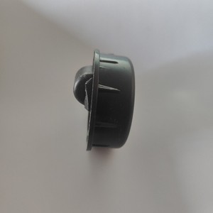 Rueda oculta Zengxi para muebles, rueda integrada de 48 mm para jardín, piezas de plástico negro para muebles - Product Image 1
