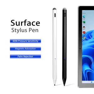 Microsoft Surface Stylus Pencil Slim 4096感圧ワイド互換タブレットタッチスクリーン磁気表面ペン用