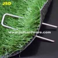 Agrafes en tissu de paysage d'ongles de gazon en forme de U