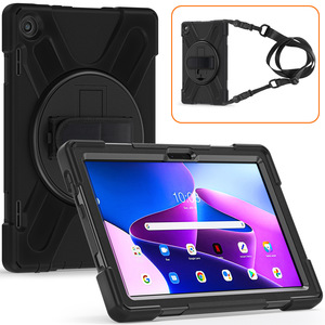 Housse de bandoulière en silicone antichoc pour enfants pour <span class=keywords><strong>Lenovo</strong></span> <span class=keywords><strong>Tab</strong></span> <span class=keywords><strong>M10</strong></span> 3rd Gen 2022 10.1 pouces TB-328FU TB-328XU - Product Image 2
