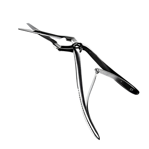 Tijeras Becker para Septum, Doble Acción, Anguladas, Dentadas, de Acero Inoxidable, Instrumentos Quirúrgicos ORL, Proveedor Mayorista - Product Image 1