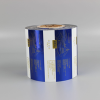 Film d'emballage personnalisé pour sachets de snacks aux saveurs variées, pour machine d'emballage automatique, film de scellage