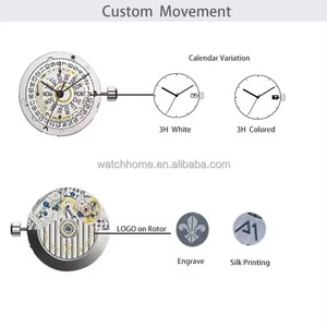 Mouvement ETA 7750 Chronographe Automatique 25 Rubis 28800 BPH Fabriqué en <span class=keywords><strong>Suisse</strong></span> Jour et Date pour Pièces de Montre Personnalisées de Marque de Luxe - Product Image 5