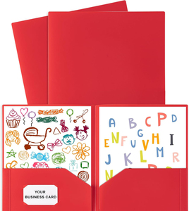 ए 4 फ़ाइल फ़ोल्डर कस्टम पॉकेट प्रस्तुति मुद्रण कार्यालय स्टेशनरी प्रीमियम फैक्टरी मूल्य वाटरप्रूफ दो जेब व्यवसाय - Product Image 5