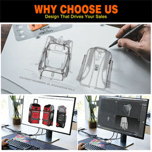 Sac à dos de baseball et softball KOP haute résistance grande capacité pour attrapeurs, avec 4 supports pour battes et compartiment pour chaussures à crampons, pour adulte - Product Image 3