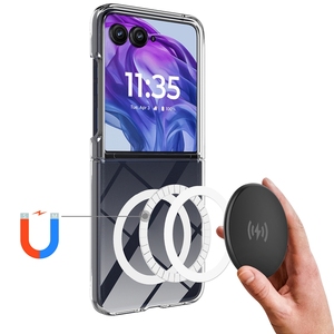 Con magnético a prueba de golpes claro suave TPU duro funda protectora trasera para <span class=keywords><strong>Motorola</strong></span> Moto <span class=keywords><strong>Razr</strong></span> 60 Pro 5G funda para teléfono móvil - Product Image 5