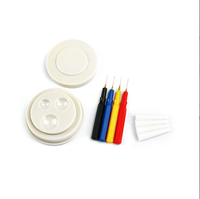 Lot de 4 aiguilles pour stylo huileur de taille différente avec 1 tasse d'huile Outil d'application de lubrifiants pour montre Outil d'entretien de réparation de montre