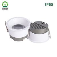 Lumière COB anti-éblouissement, spot encastré au plafond étanche IP65, économie d'énergie, haute efficacité, LED haute luminosité