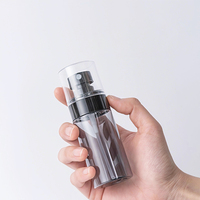Vente en gros de flacons en plastique PET de 30 ml, 60 ml, 80 ml, 100 ml, 120 ml et 150 ml avec pulvérisateur à fine brume UPG et bouchon AS