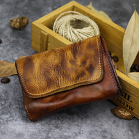 Dompet Desain Sederhana Minimalis Pemegang Kartu, Inovasi Hadiah Bisnis Kustom Premium Dompet Kulit Pria