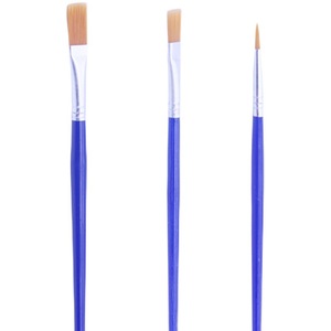 Ensemble de pinceaux pour colle en résine époxy, grand, moyen, petit, pour la construction de cannes à pêche, accessoires de bricolage, manche en plastique - Product Image 1