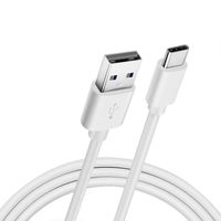 Kabel Pengisian Cepat USB Type-C 3A untuk Ponsel, Kabel Pengisian Daya USB-C